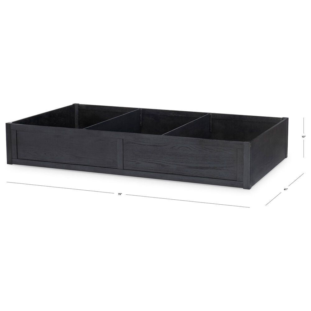 Legacy Classic Flatiron 4-Piece Full Trundle Bedroom Set in Midnight, , large