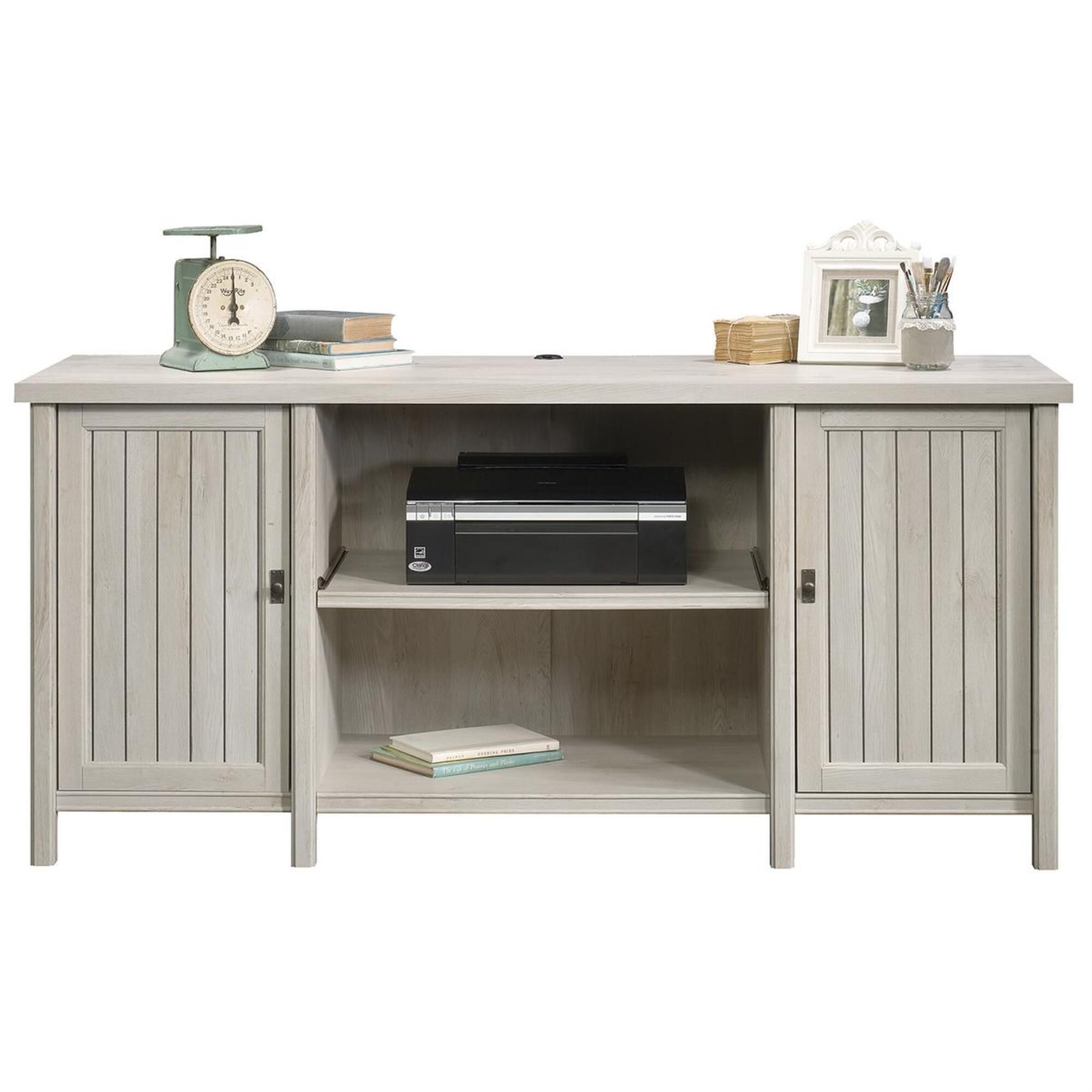 Sauder Costa Credenza in Chalked Chestnut NFM