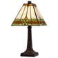 Cal Lighting 14" Tiffany Accent Lamp with Empire in Dark Bronze, , large