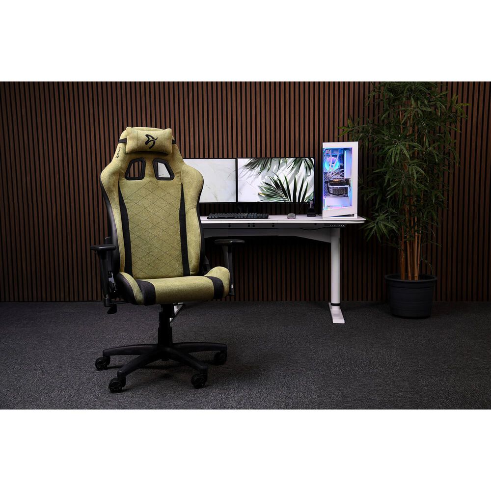 Arozzi Avanti Soft Gaming Chair in Moss Green, , large