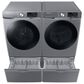 Samsung 4.5 Cu. Ft. Smart Front Load Washer with Super Speed Wash in Platinum, , large