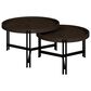 Golden Wave Furniture Huron Nesting Cocktail Table in in Dark Brown and Black, , large