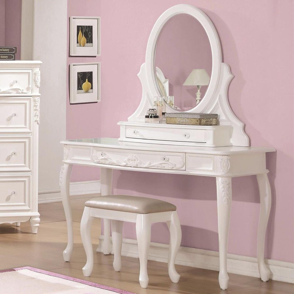 Pacific Landing Caroline 3 Piece Vanity Set in White, , large