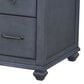 Legends Home Americana 2-Piece Executive Desk with Bookcase Pier Set in Corduroy Blue and Whiskey, , large