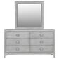 Urban Home Boho Chic 6 Drawer Dresser in Washed White, , large