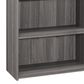 Monarch Specialties 3-Shelf Bookcase in Grey, , large