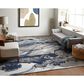 Feizy Gaspar 8" x 11" Gray and Blue Area Rug, , large