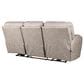 HomeStretch Jaguar Triple Power Reclining Sofa in Pebble, , large