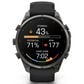 Garmin fenix 9 Pro Smartwatch 47mm Carbon Gray DLC Titanium with Black and Pebble Gray Silicone Band, , large