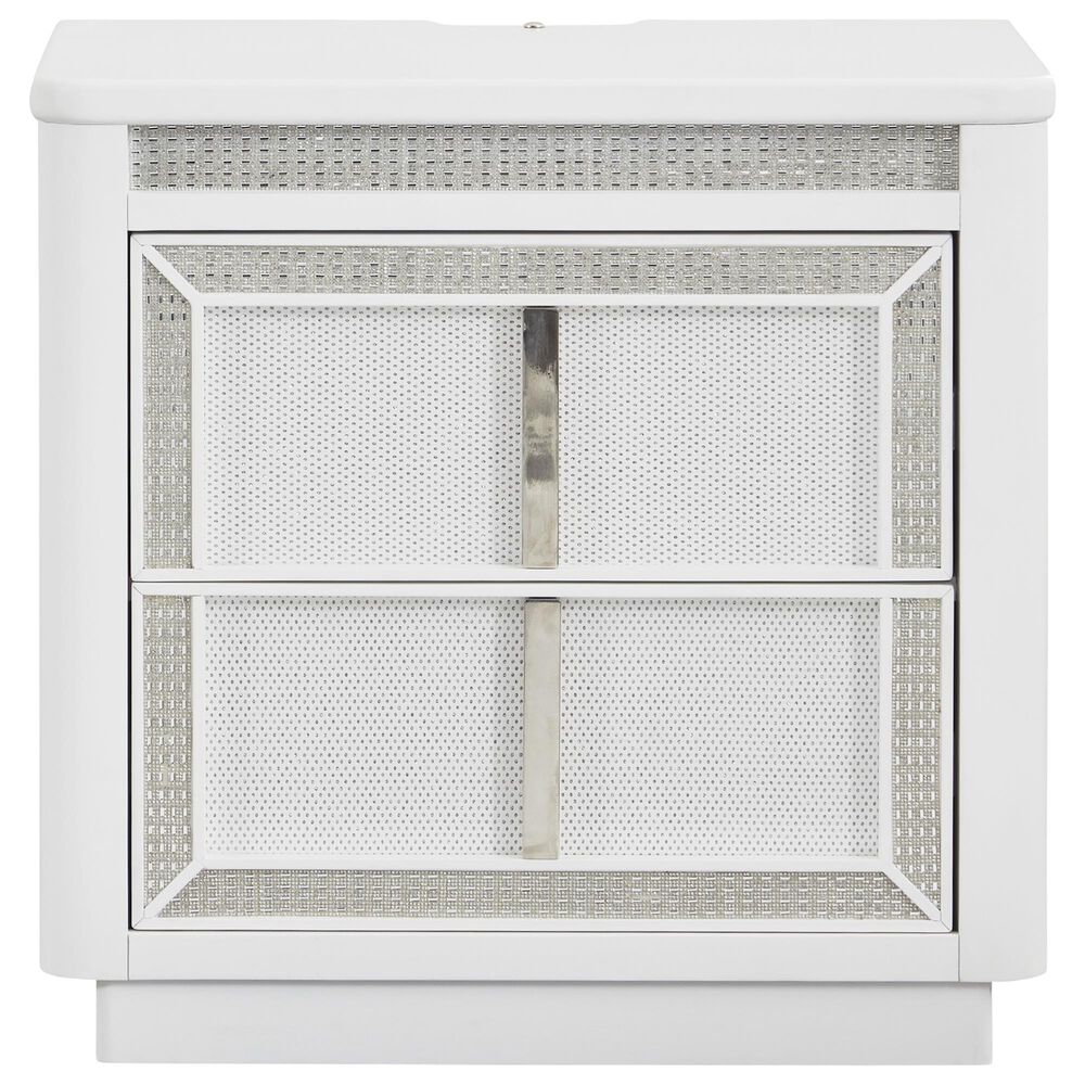 Millenium Chalanna 2-Drawer Nightstand in White, , large
