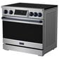 Thor Kitchen Gordon Ramsay 6 Cu. Ft. Professional Induction Range with Blue Handle Kit in Stainless Steel, , large