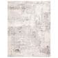 Safavieh Invista INV454G 8" x 10" Grey and Ivory Area Rug, , large