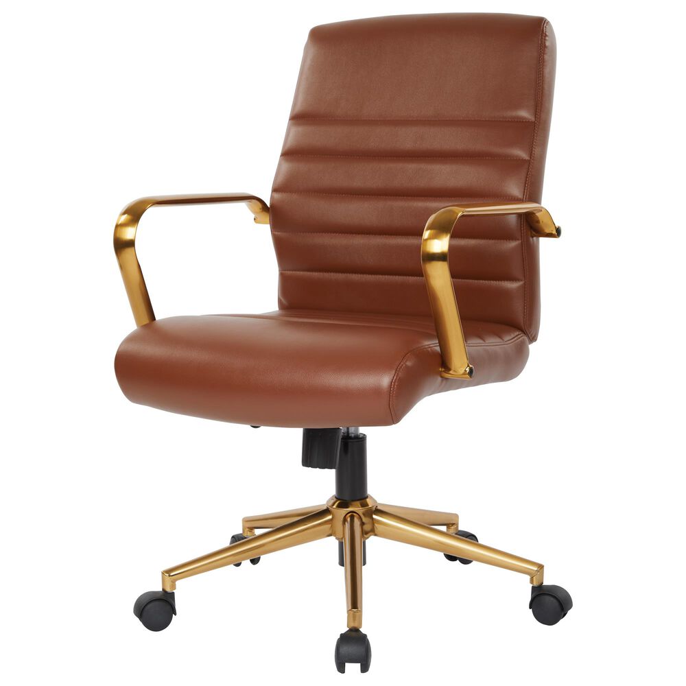 OSP Home FL Series Office Chair in Saddle, , large