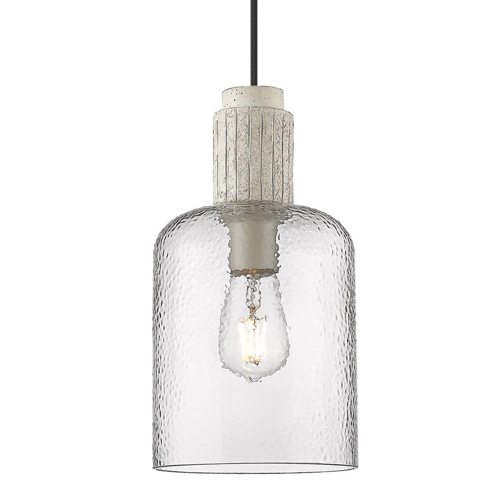 Golden Lighting Pedra Small Pendant in Matte Black, , large