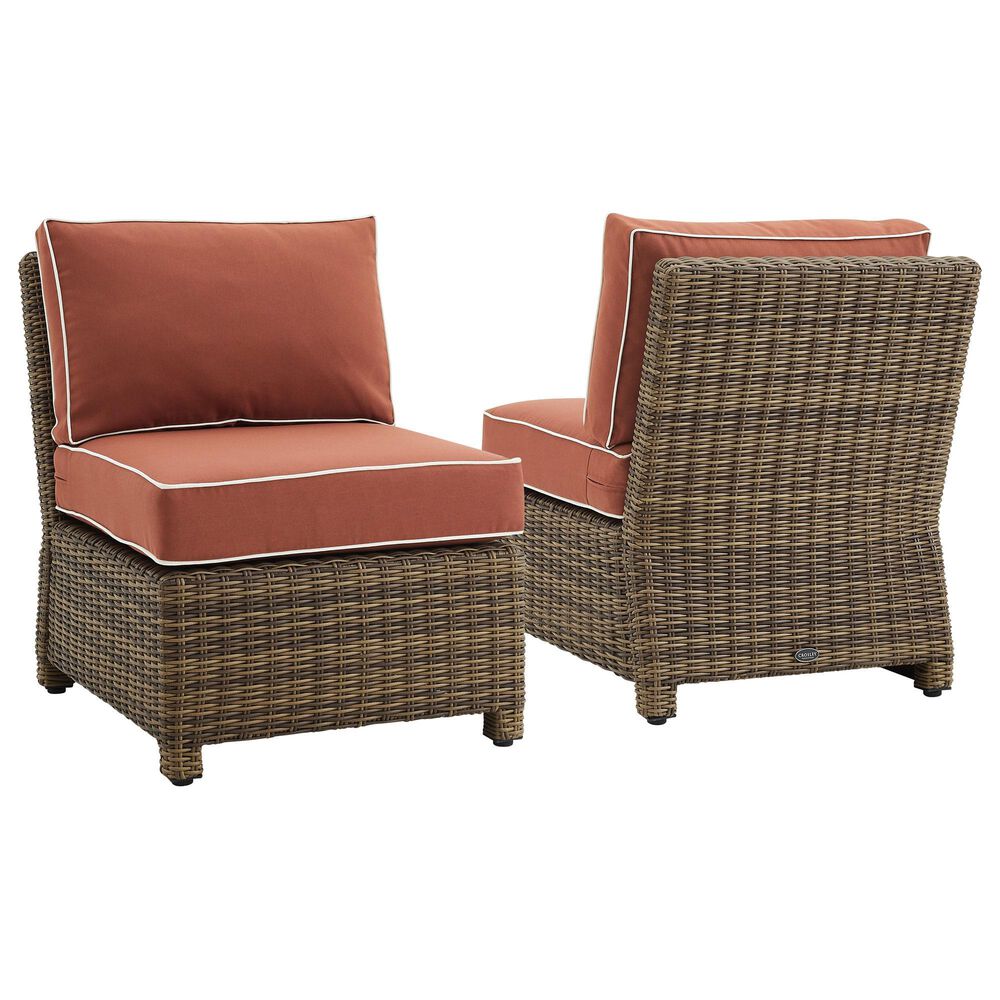 Crosley Furniture Bradenton 2-Piece Patio Chair Set in Sangria, , large