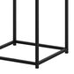 HOMLUX 1-Tier End Table in Americano and Black, , large