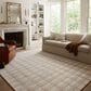 Chris Loves Julia x Loloi Polly 9"3" x 13" Cream and Sand Area Rug, , large