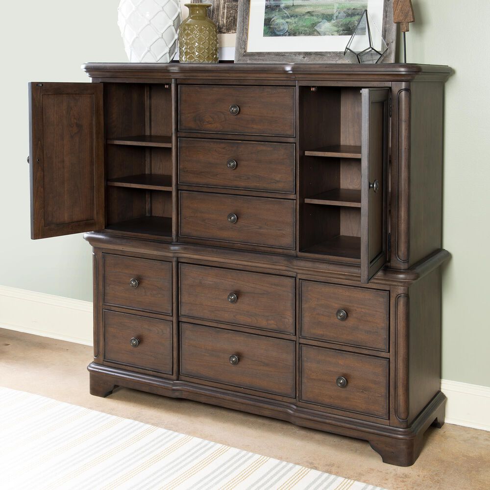 Legacy Classic Stafford Door Chest in Rustic Oak, , large