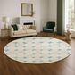 Dalyn Rug Company The Reserve TR16 Teal 8" Round Indoor/Outdoor Area Rug, , large