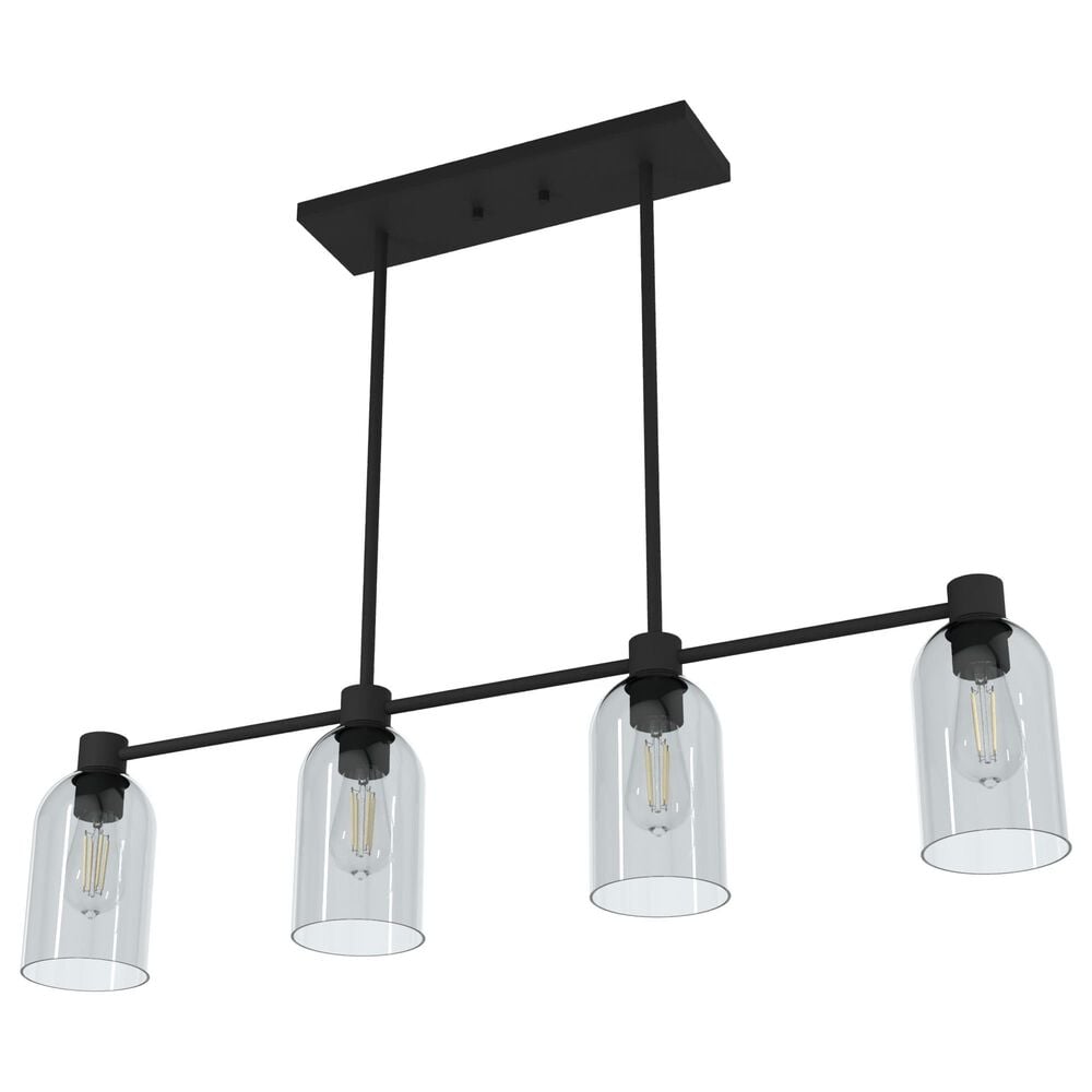 Hunter Lochmeade 4-Light Linear Chandelier in Natural Iron, , large