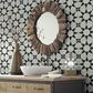 Shaw Revival Josefina Onyx 8" x 8" Porcelain Tile, , large