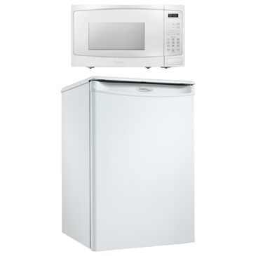 Danby 2-Piece Kitchen Package with 2.6 Cu. Ft. Compact Refrigerator and Microwave in White, , large
