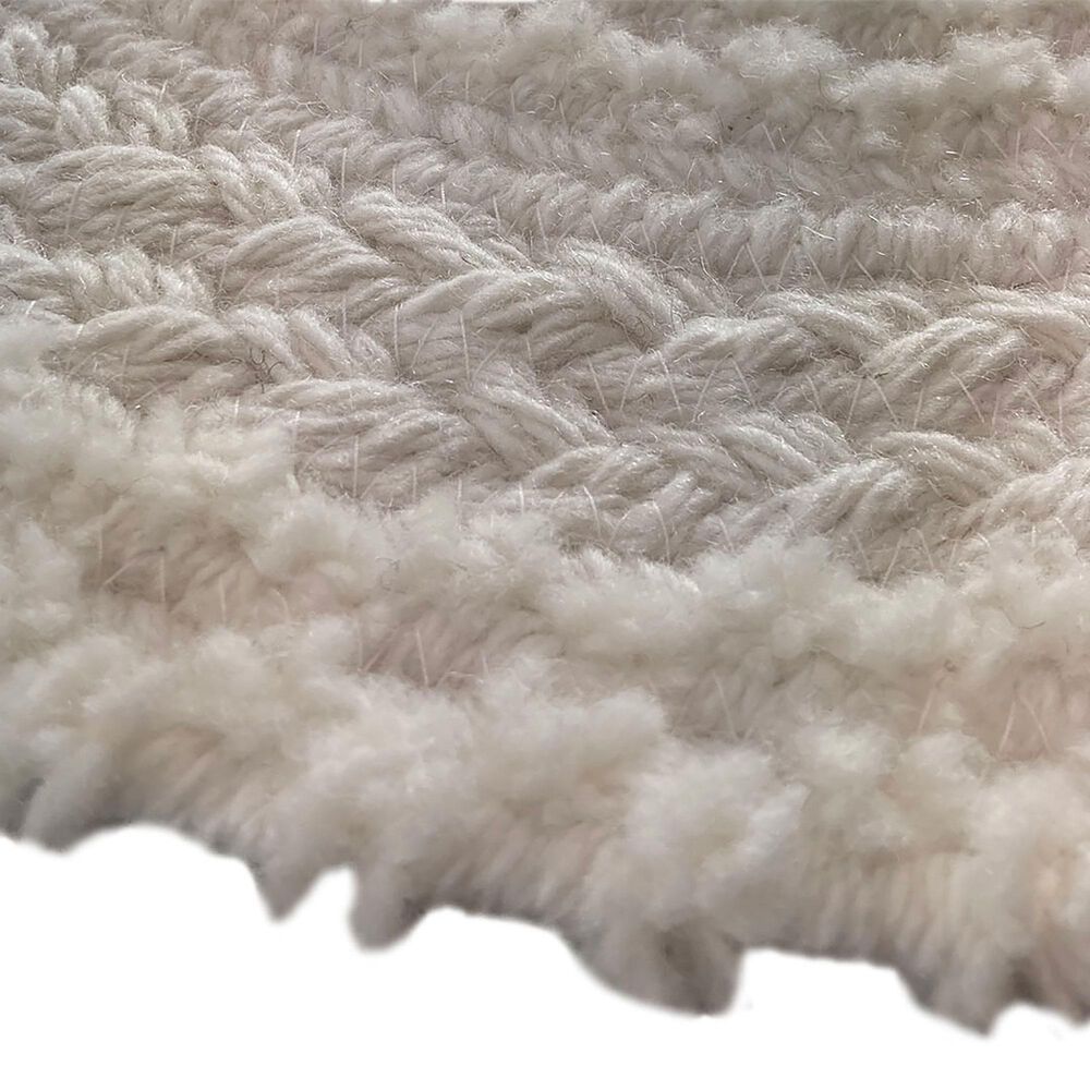 Capel Bayview 0036-600 2&#39;3&quot; x 4&#39; Oval Lambswool Area Rug, , large