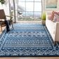 Safavieh Tulum TUL268N 9" x 12" Navy and Ivory Area Rug, , large
