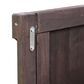 HOMLUX 50" Outdoor Kitchen Island in Dark Brown and Stainless Steel, , large
