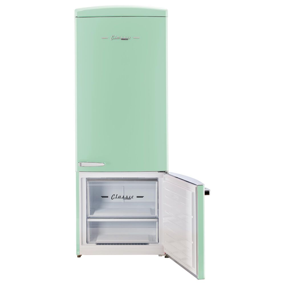 Unique Appliances Classic Retro 17 Cu. Ft Bottom Mount Refrigerator in Summer Mint Green, , large