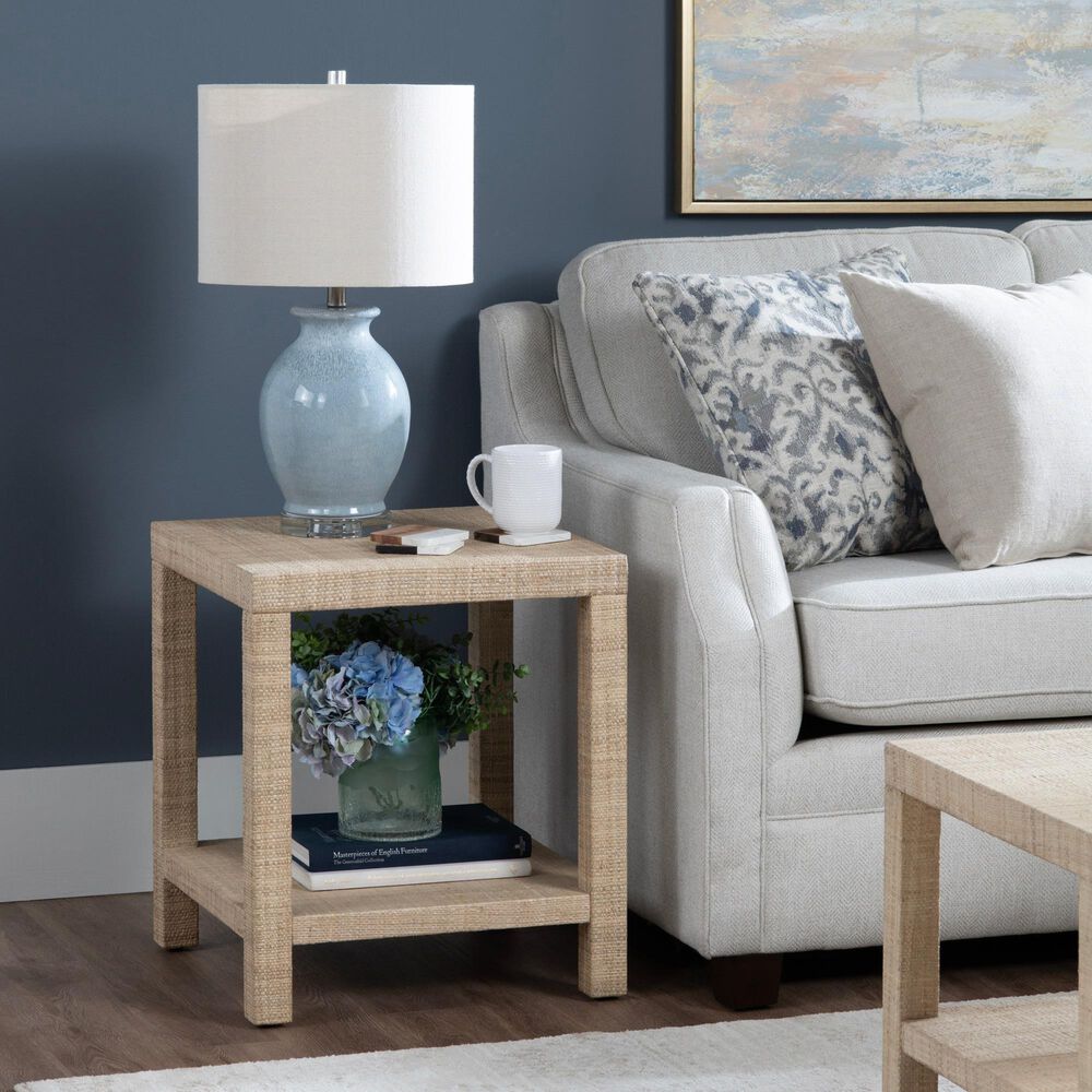 Crestview Collection Meadows Table Lamp in Light Blue, , large