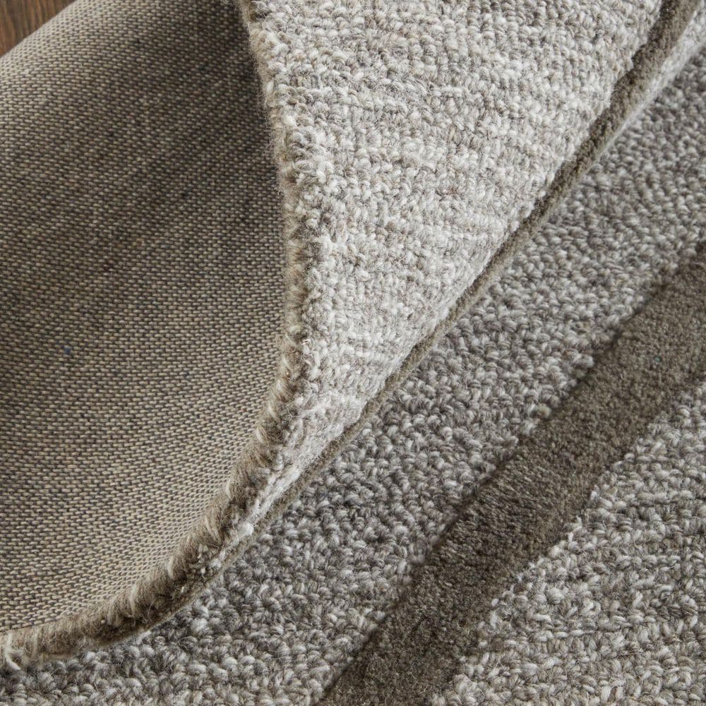Feizy Kimball Gray, Taupe and Ivory 3&#39;6&quot; x 5&#39;6&quot; Area Rug, , large