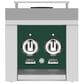 Hestan 12" Built-In Liquid Propane Double Side Burner in Grove Green, , large