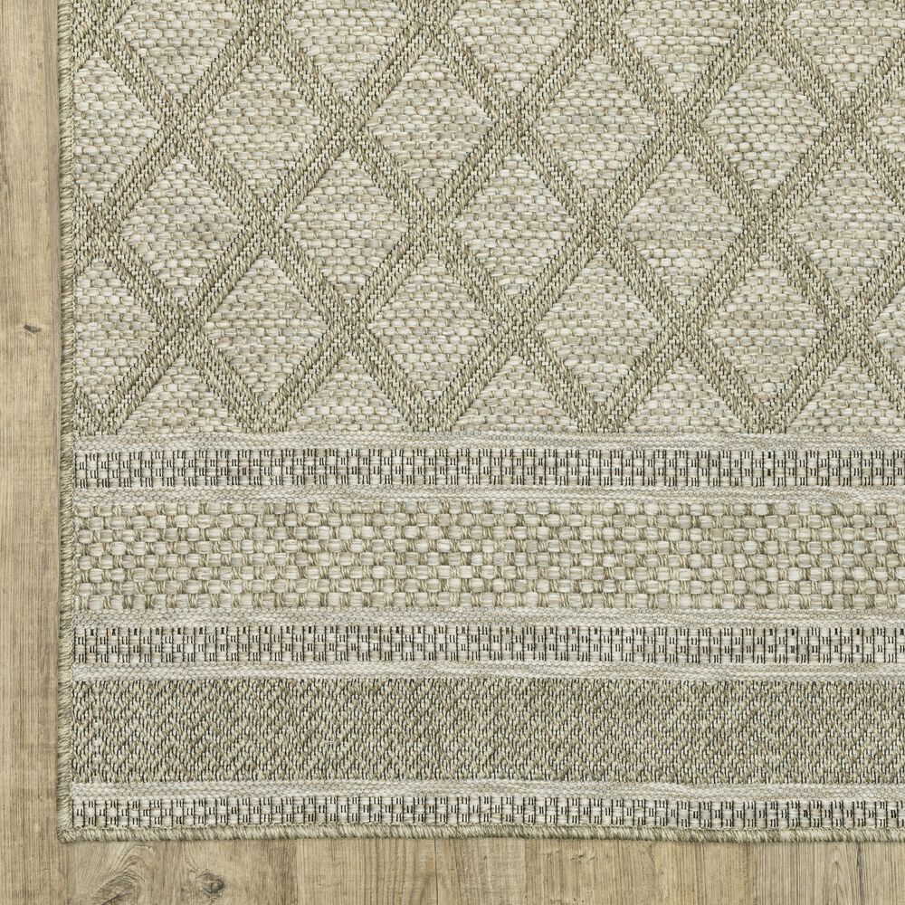 Oriental Weavers Tortuga TR10A 3&#39;3&quot; x 5&#39; Beige and Black Area Rug, , large
