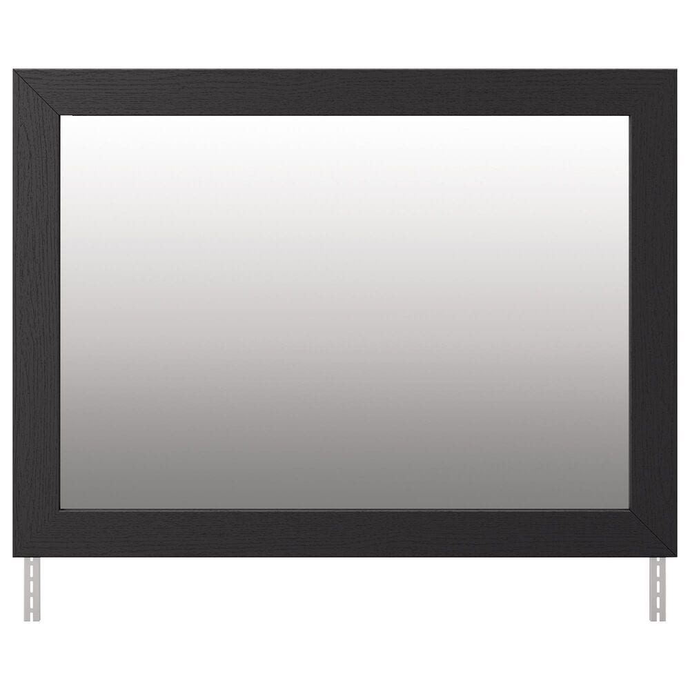 Ashley Broachmyn Bedroom Mirror in Matte Black, , large