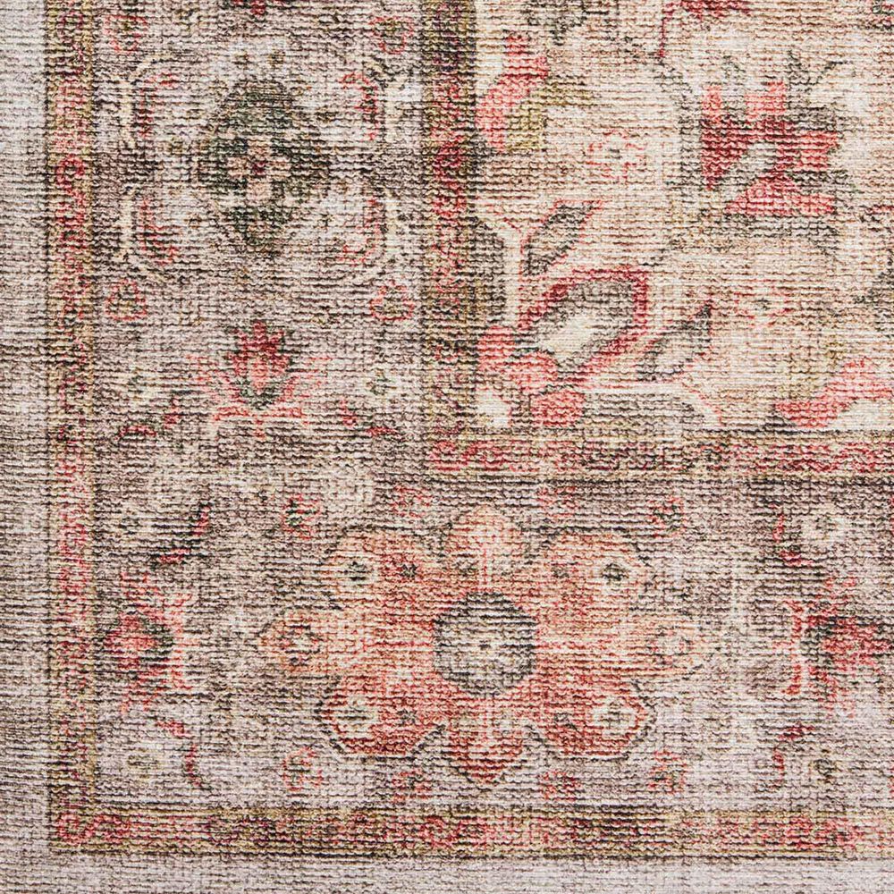 Loloi II Heidi  2&#39; x 5&#39; Dove and Spice Area Rug, , large