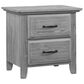 Oxford Baby Willowbrook 2 Drawer Nightstand in Graphite Gray, , large