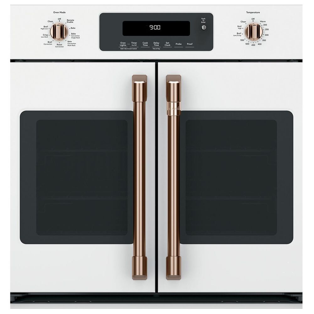 Cafe Handle and Knob Kit for Single Wall Oven in Brushed Copper, , large