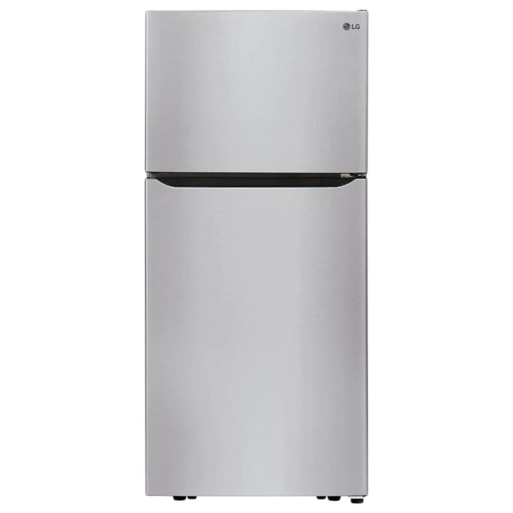 LG 20 Cu. Ft. Top Freezer Refrigerator Reversible Door in Stainless Steel, , large