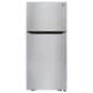LG 20 Cu. Ft. Top Freezer Refrigerator Reversible Door in Stainless Steel, , large