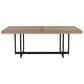 Ashley Tomtyn Dining Table in Light Brown and Gunmetal Gray - Table Only, , large
