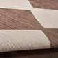 Nourison Positano Geometric Natural 6" x 9" Indoor/Outdoor Area Rug, , large
