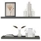 Hearth and Haven Ecco32" Floating Wall Shelf with Concealed Mounting in Gray (Set of 2), , large