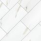 MS International Aria Bianco NARIBIA1224P 12" x 24" Porcelain Tile, , large