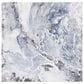 Safavieh Cyrus Shag 6"7" Square Ivory and Blue Area Rug, , large