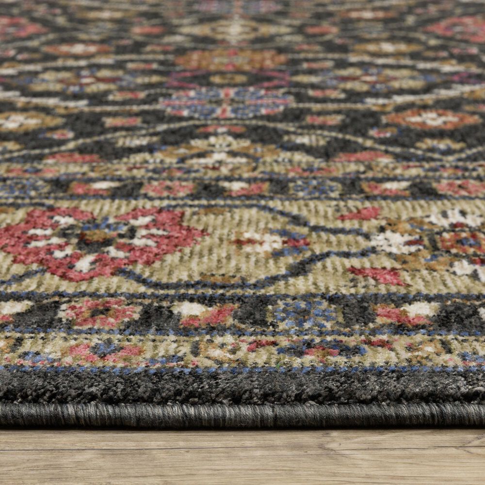 Oriental Weavers Hastings 2&#39;3&quot; x 7&#39;6&quot; Gray Runner, , large