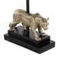 Grandview Gallery Panther Polyresin Table Lamp in Black and Gold, , large