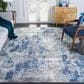 Safavieh Aston 12" x 18" Navy and Gray Area Rug, , large