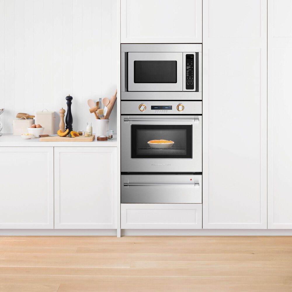 Fisher &amp; Paykel 1.5 Cu. Ft. 24&quot; Convection Microwave Oven in Stainless Steel, , large
