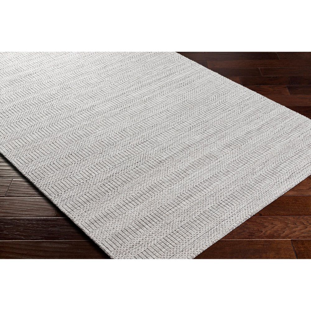Surya Hickory 6&#39; x 9&#39; Light Beige, Gray and Charcoal Area Rug, , large